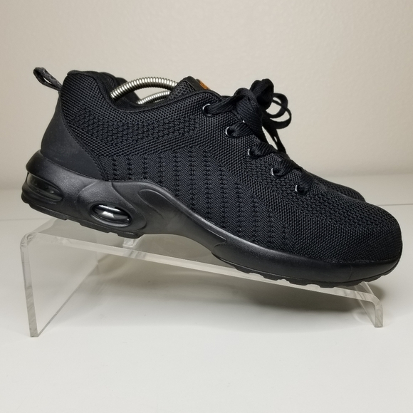 DYKHMILY Air Cushion Steel Toe Shoes for Women Slip Resistant Safety Sneakers - Picture 5 of 14